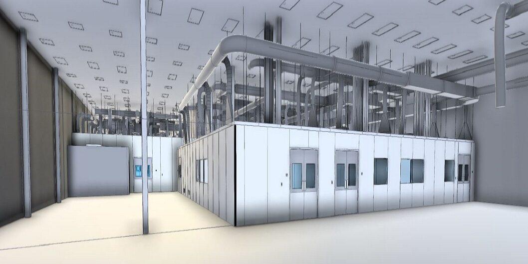 3D Modelling Cleanroom