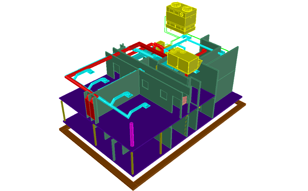 Cleanroom 3D Modelling Micro Cultivation