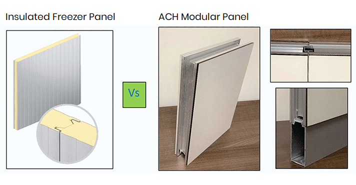 ACH Modular Wall vs Freeze Panel