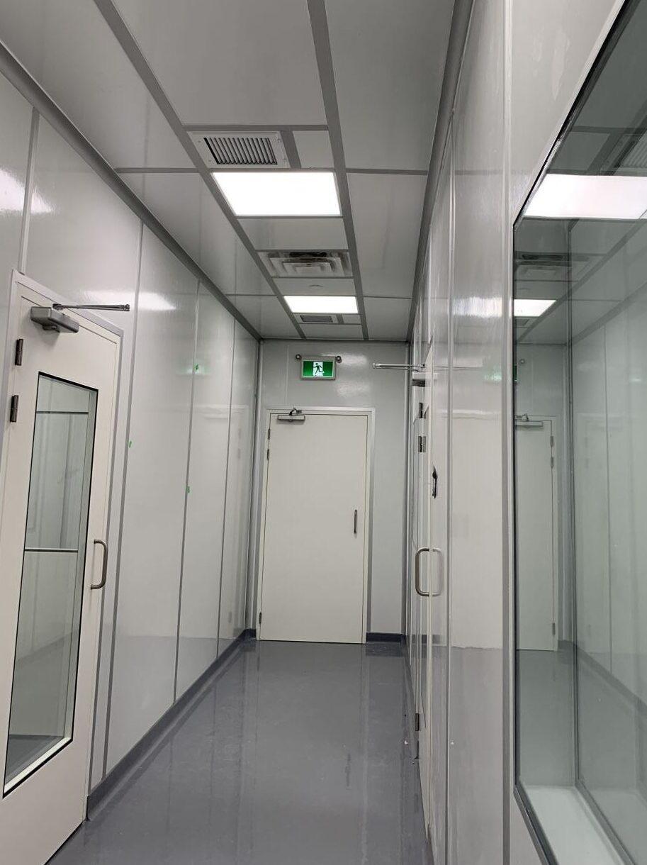 Cleanroom Corridor Sterile Compounding Pharmacy