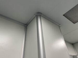 cleanroom coving on ceiling