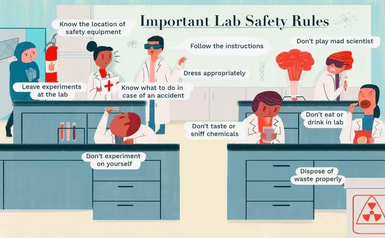 important lab safety rules