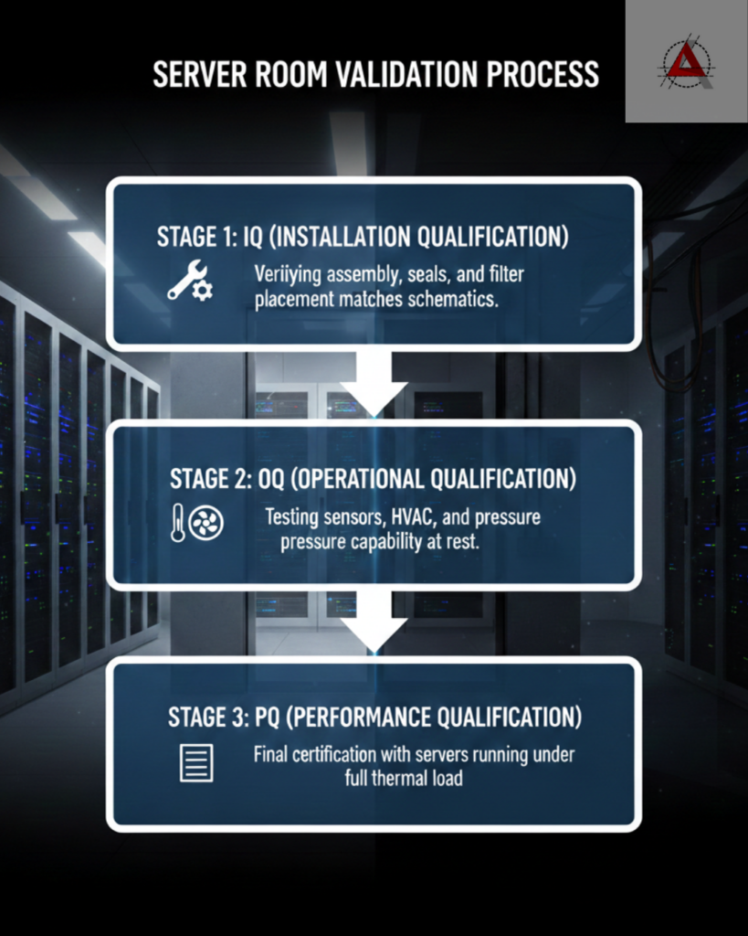 Server Room Validation Process- Data Center Cleanroom
