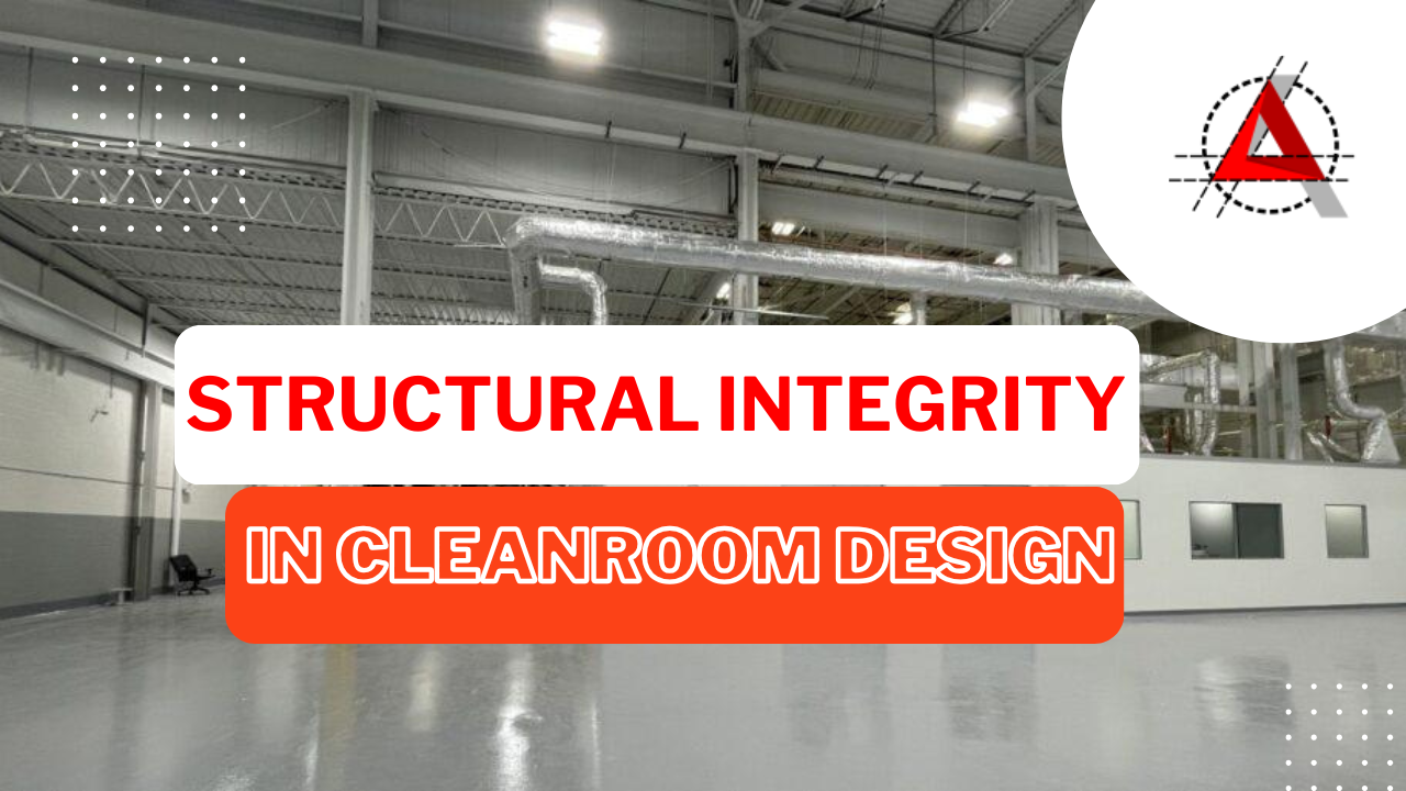 High-performance modular panels ensuring cleanroom structural integrity in a pharmaceutical facility.