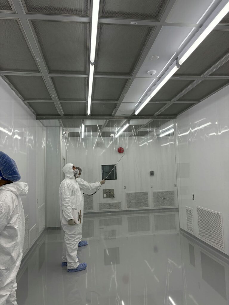 cleanroom filter test