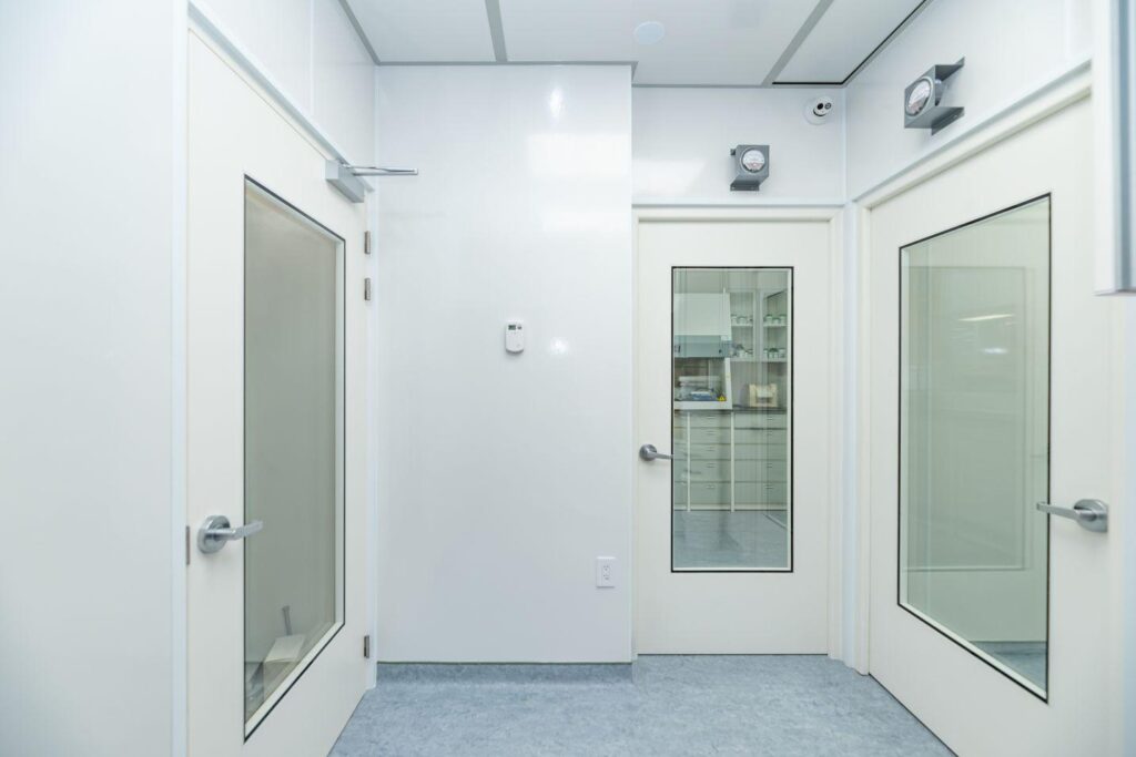 compounding pharmacy cleanroom doors