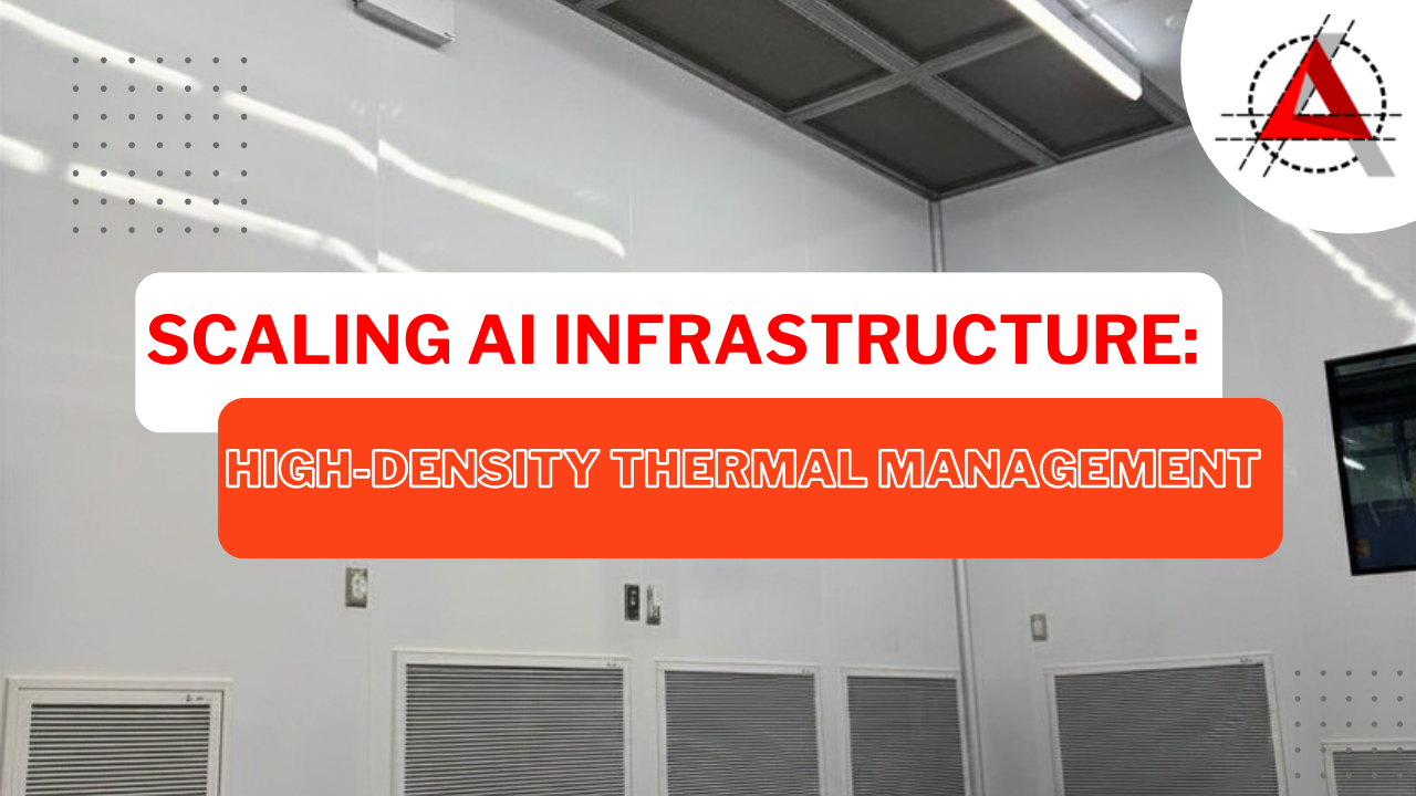 A high-tech modular cleanroom hallway with flush-mounted panels and precision lighting, representing an integrated AI data center infrastructure environment.