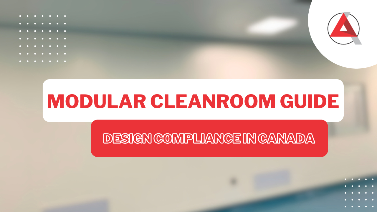 Modular cleanroom design in Canada featuring turnkey panel systems, HVAC controls, and ISO 14644 compliance by ACH Engineering.