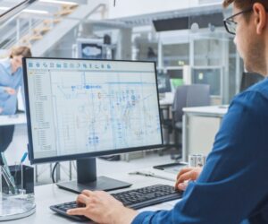 ach engineer working on cleanroom building plans