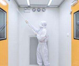 cleaning a cleanroom