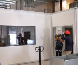 modular prefabricated panels installed